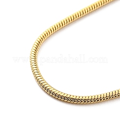 304 Stainless Steel Round Snake Chain Bracelet Making&nbsp;STAS-B044-01G