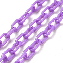 Opaque Acrylic Cable Chains&nbsp;CHAC-P001-03