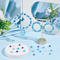 500Pcs 5 Style Electroplate Glass Beads&nbsp;EGLA-PH0001-40B