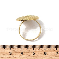 304 Stainless Steel Cuff Ring Components&nbsp;STAS-P403-08G
