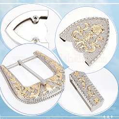 Belt Zinc Alloy Buckle Sets&nbsp;FIND-GF0009-34