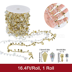 1 Roll Plastic Diamond Beaded Trim&nbsp;OCOR-SP0001-12B