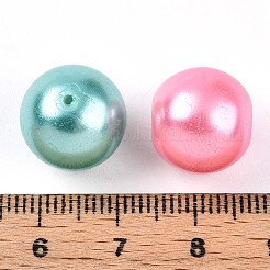 Baking Paint Pearlized Glass Pearl Beads&nbsp;X1-HY-Q003-14mm-M01