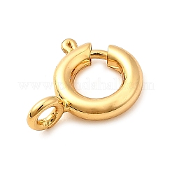 Brass Spring Ring Clasps&nbsp;KK-D407-20G-B