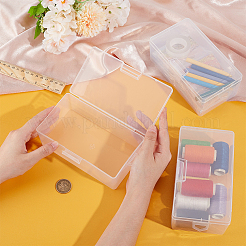 Plastic Bead Containers with Hinged Lid&nbsp;AJEW-WH0479-88B