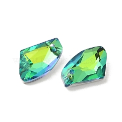 Electroplated Glass Pendants&nbsp;EGLA-M029-04
