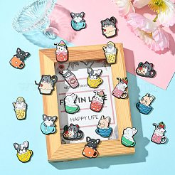 60Pcs 12 Styles Animal Style PVC Cabochons&nbsp;KY-CJ0002-07