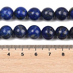 Natural Lapis Lazuli Bead Strands&nbsp;G-G953-03-10mm