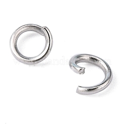 Tarnish Resistant 304 Stainless Steel Open Jump Rings&nbsp;STAS-E011-4x0.7mm