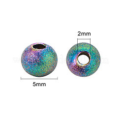 PVD Vacuum Plating 304 Stainless Steel Spacer Beads&nbsp;STAS-CJ0001-85