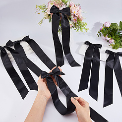 12Pcs Polyester Bowknot Hanging Garland&nbsp;HJEW-DC0001-28B