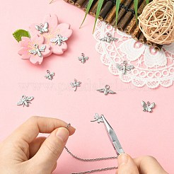 12Pcs 6 Colors 304 Stainless Steel Pendants&nbsp;STAS-CJ0003-13