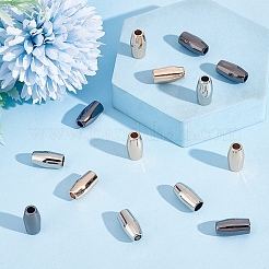 60Pcs 3 Colors Zinc Alloy Cord Ends&nbsp;FIND-GO0002-86A