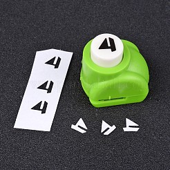 Random Single Color or Random Mixed Color Mini Plastic Craft Paper Punch Sets for Scrapbooking & Paper Crafts&nbsp;AJEW-L051-15