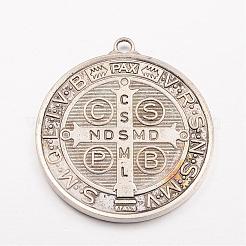 Tibetan Style Alloy Big Pendants&nbsp;TIBEP-A17171-AS-LF