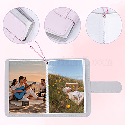 PU Mini Photocard Holder Book&nbsp;AJEW-WH20060-22A