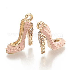 Alloy Enamel Stilettos Pendants&nbsp;X-ENAM-S115-042C