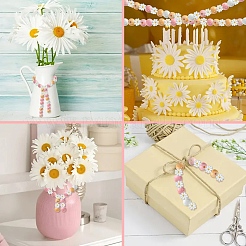 Flower & Round Natural Wooden Beads&nbsp;WOOD-YW001-76