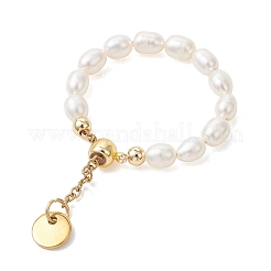 3Pcs 3 Styles Natural Cultured Freshwater Pearl Beaded Stretch Finger Rings&nbsp;RJEW-JR01010