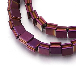 Electroplate Non-magnetic Synthetic Hematite Bead Strands&nbsp;G-I208-13-D