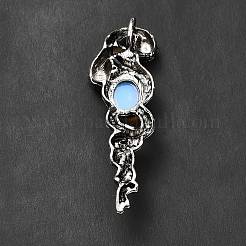 Natural & Synthetic Mixed Gemstone Big Pendants&nbsp;G-B033-06AS