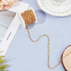 Soldered Brass Paperclip Chains&nbsp;CHC-G005-18G