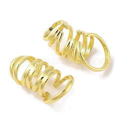 Brass Cuff Earrings for Women&nbsp;EJEW-I305-05G