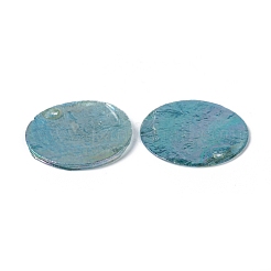 AB Color Plated Capiz Shell Pendants&nbsp;X-SSHEL-T008-01A