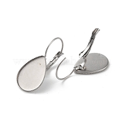 Non-Tarnish 304 Stainless Steel Leverback Earring Findings&nbsp;STAS-K278-05A-P