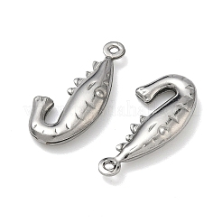 304 Stainless Steel Pendants&nbsp;STAS-P433-14E-P
