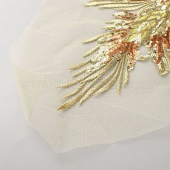 Polyester Embroidery Sew on Appliques&nbsp;PATC-WH0008-66A-03