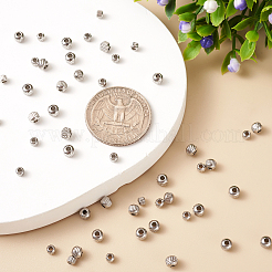 120Pcs 6 Style 303 Stainless Steel Spacer Beads&nbsp;STAS-MP0001-02