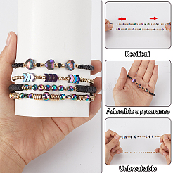 Polymer Clay & Crystal Beads Cup Chain Sets&nbsp;AJEW-WH20072-35B