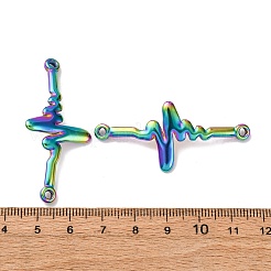 304 Stainless Steel Connector Charms&nbsp;STAS-Q362-07B-M