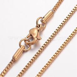 Ion Plating(IP) 304 Stainless Steel Necklace&nbsp;MAK-K004-01G