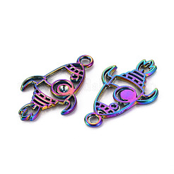 Alloy Pendant Rhinestone Settings&nbsp;PALLOY-S180-086-NR