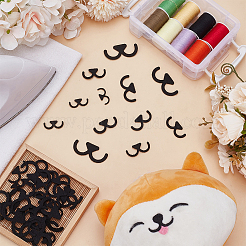 2 Bags Felt Craft Doll Mouth&nbsp;AJEW-FG0004-92