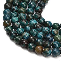 Natural Chrysocolla Beads Strands&nbsp;G-G475-A03-8mm