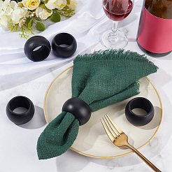 10Pcs Wood Napkin Rings&nbsp;DJEW-PH0001-89A