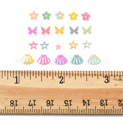 40G 4 Styles Plastic Cabochons&nbsp;RESI-FS0002-13