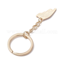 2Pcs Cat Shaped Alloy Enamel Keychains&nbsp;KEYC-JKC01065