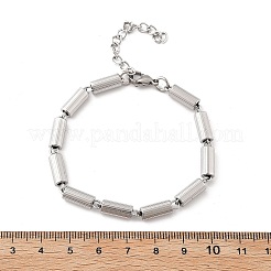 304 Stainless Steel Column Link Chain Bracelets for Women&nbsp;BJEW-F488-50P