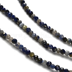 Natural Lapis Lazuli Beads Strands&nbsp;LS-G-RM2025-A21-2mm