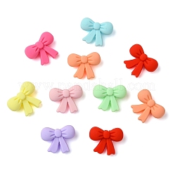 32Pcs 8 Colors Bowknot Silicone Focal Beads&nbsp;SIL-CJ0003-24