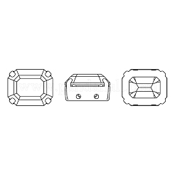 Preciosa&reg MAXIMA Crystal Sew-On Cups&nbsp;Y-PRC-SC10-20050-S