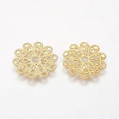 Brass Vintage Filigree Findings&nbsp;KK-B554-G