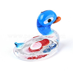 Handmade Lampwork Duck Display Decorations&nbsp;LAMP-T025-14C
