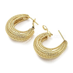 Rack Plating Brass Hollow Teardrop Hoop Earrings&nbsp;EJEW-D063-02G