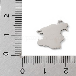 201 Stainless Steel Pendants&nbsp;STAS-S157-16P