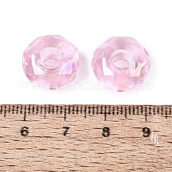 Transparent Acrylic European Beads&nbsp;OACR-E033-25D